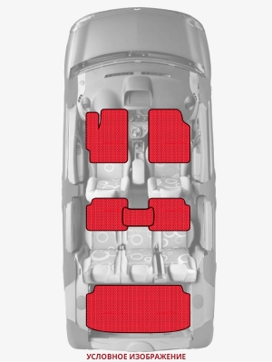 ЭВА коврики «Queen Lux» комплект для Nissan 350Z roadster