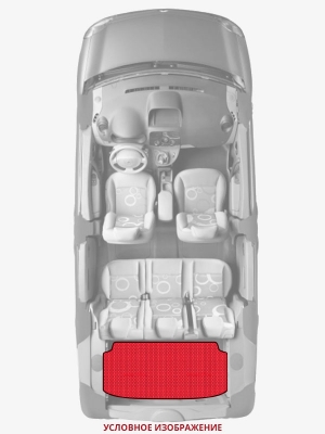 ЭВА коврики «Queen Lux» багажник для Автокам 3101